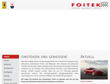 Tablet Screenshot of foitek.ch